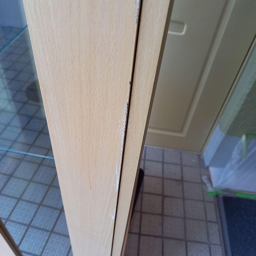 高さ160 幅62 奥行30(cm) コレクションケース 5段 ガラスケース