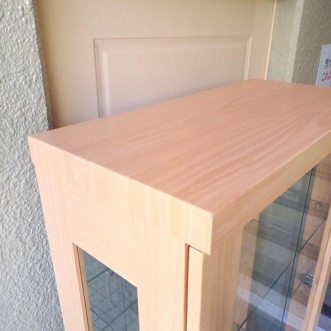 高さ160 幅62 奥行30(cm) コレクションケース 5段 ガラスケース