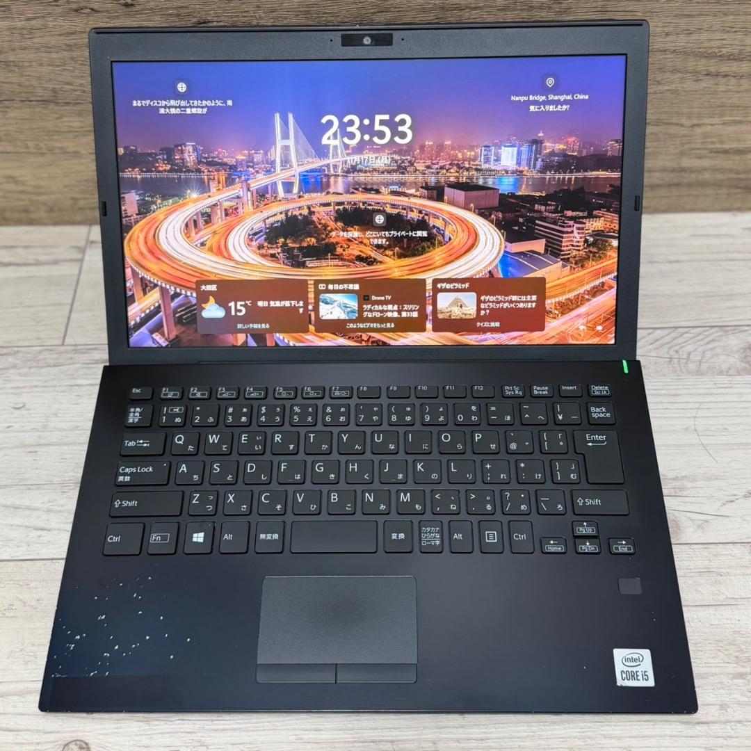 VAIO/SONY/カメラSSD/Windows11/黒/ノートパソコン/8GB