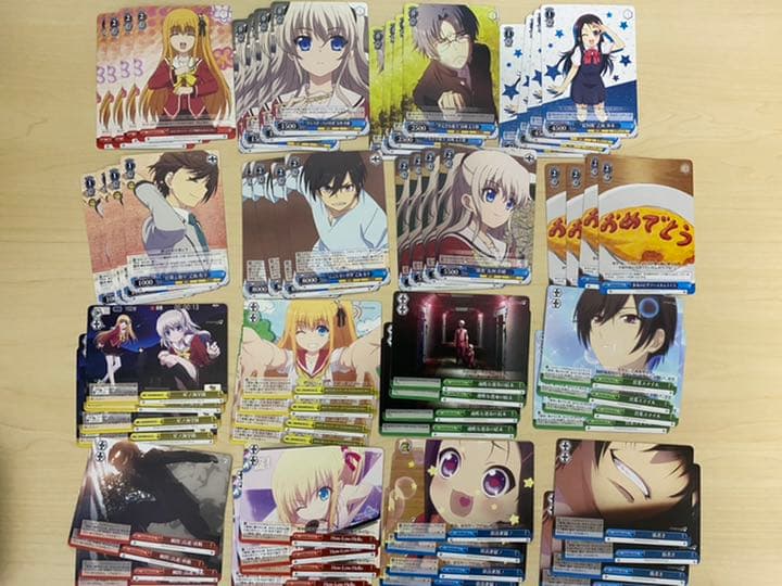 【4コン】ヴァイスシュヴァルツ デッキ　パーツ　Charlotte