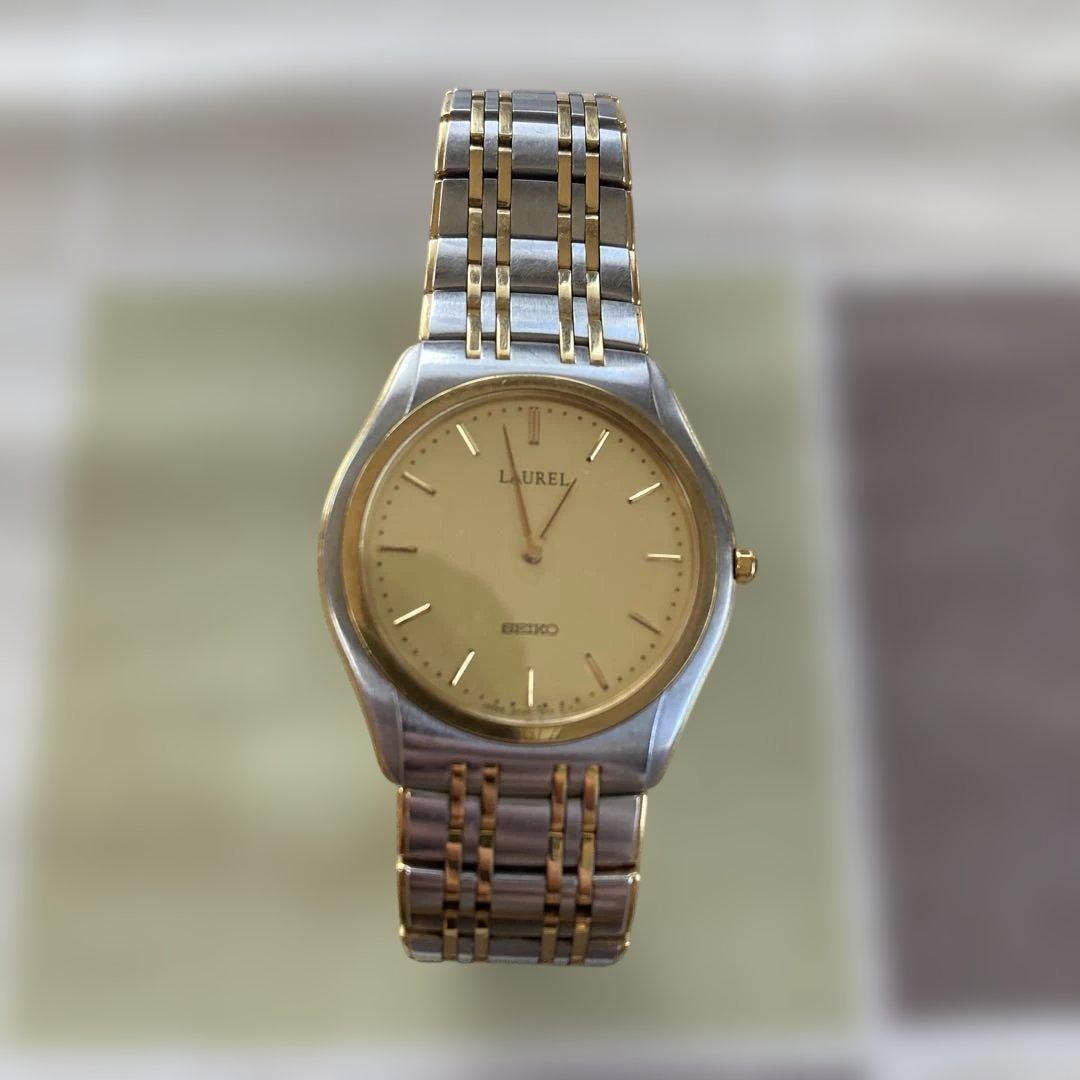 M*i様 LAUREL SEIKO クォーツ腕時計 ゴールド/シルバー