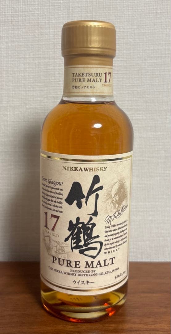 ニッカウヰスキー　竹鶴 17年 (ミニボトル)