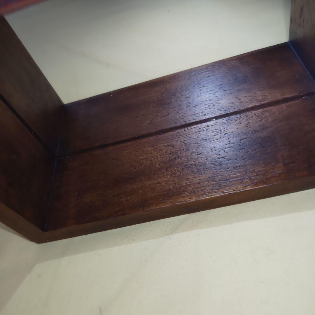 【良品】イタリア製 象嵌　ウォールキャビネット　飾り棚　吊り棚　小型