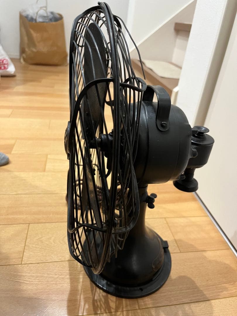 昭和レトロ 芝浦製作所 扇風機 C-7032 4枚羽　　ジャンク品