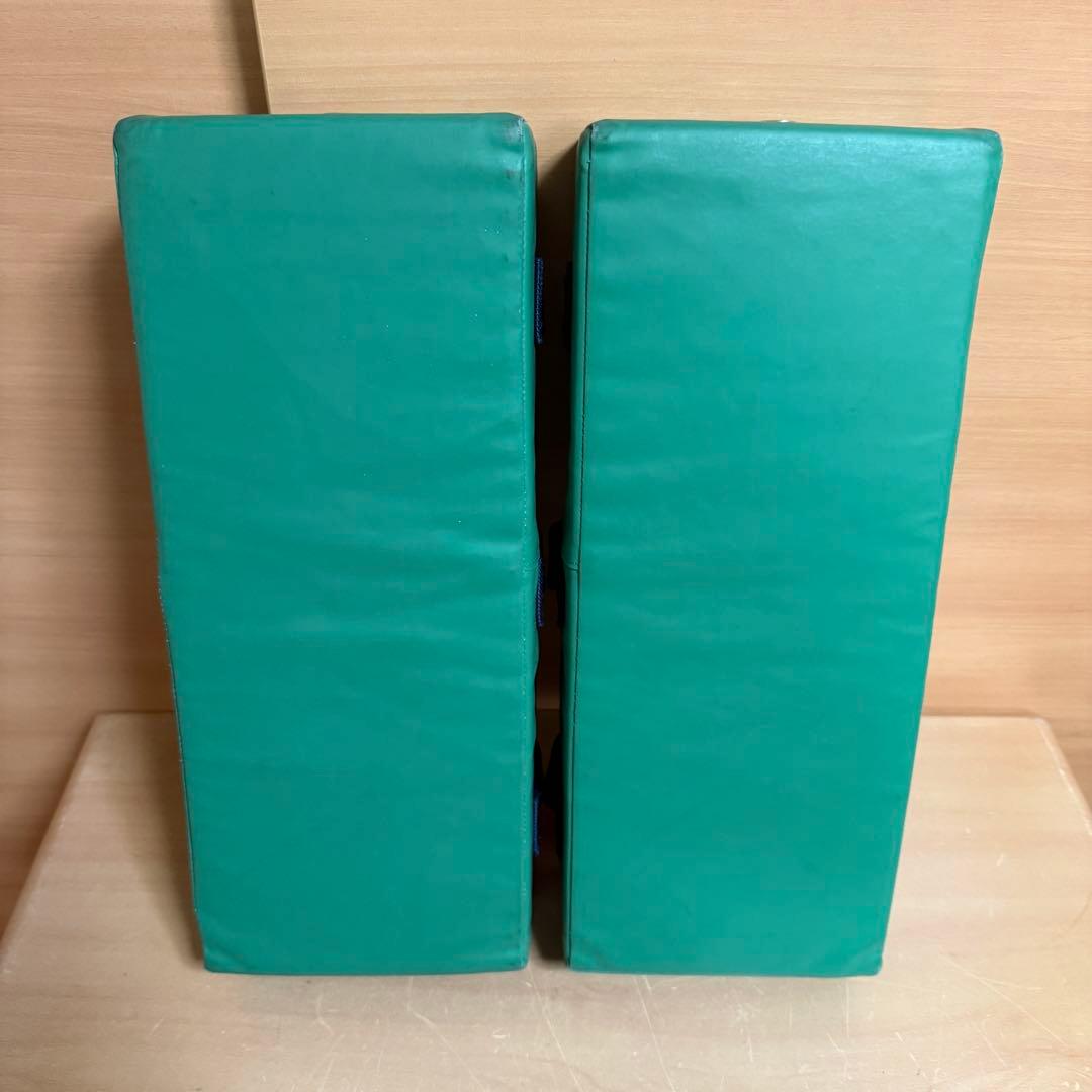 ISAMI イサミ カラー キックミット SD-400 グリーン 2点1組　C