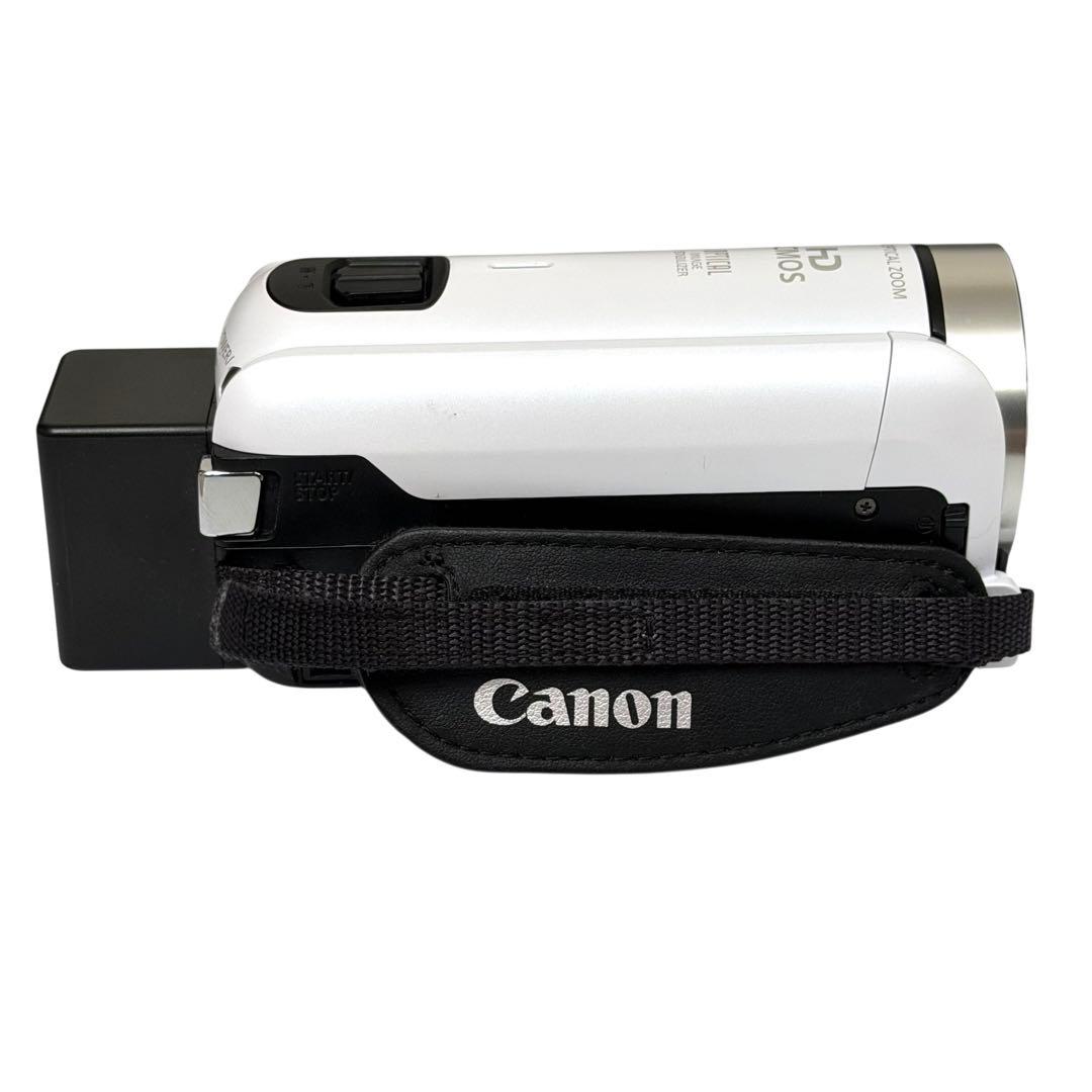 【美品】Canon iVIS HFR800 ビデオカメラ 本体 白 ホワイト