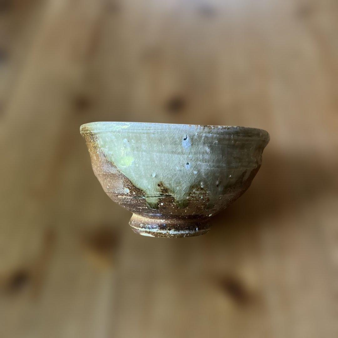 伊賀焼　谷本洋　抹茶　茶碗　仕覆　仕服　定家緞子　yoh tanimoto