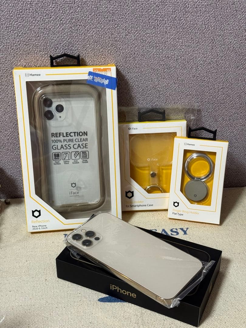 iPhone12Pro デザートチタニウム 128GB iFaceセット