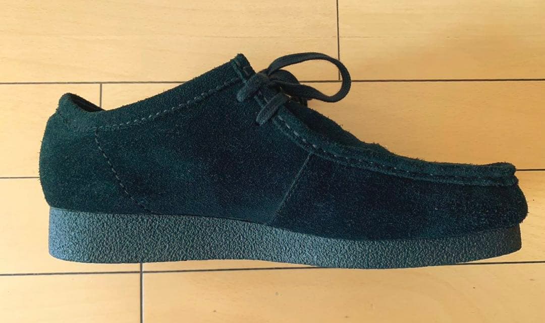 美品　Clarks WALLABEE 2 WP ブラック　スエード
