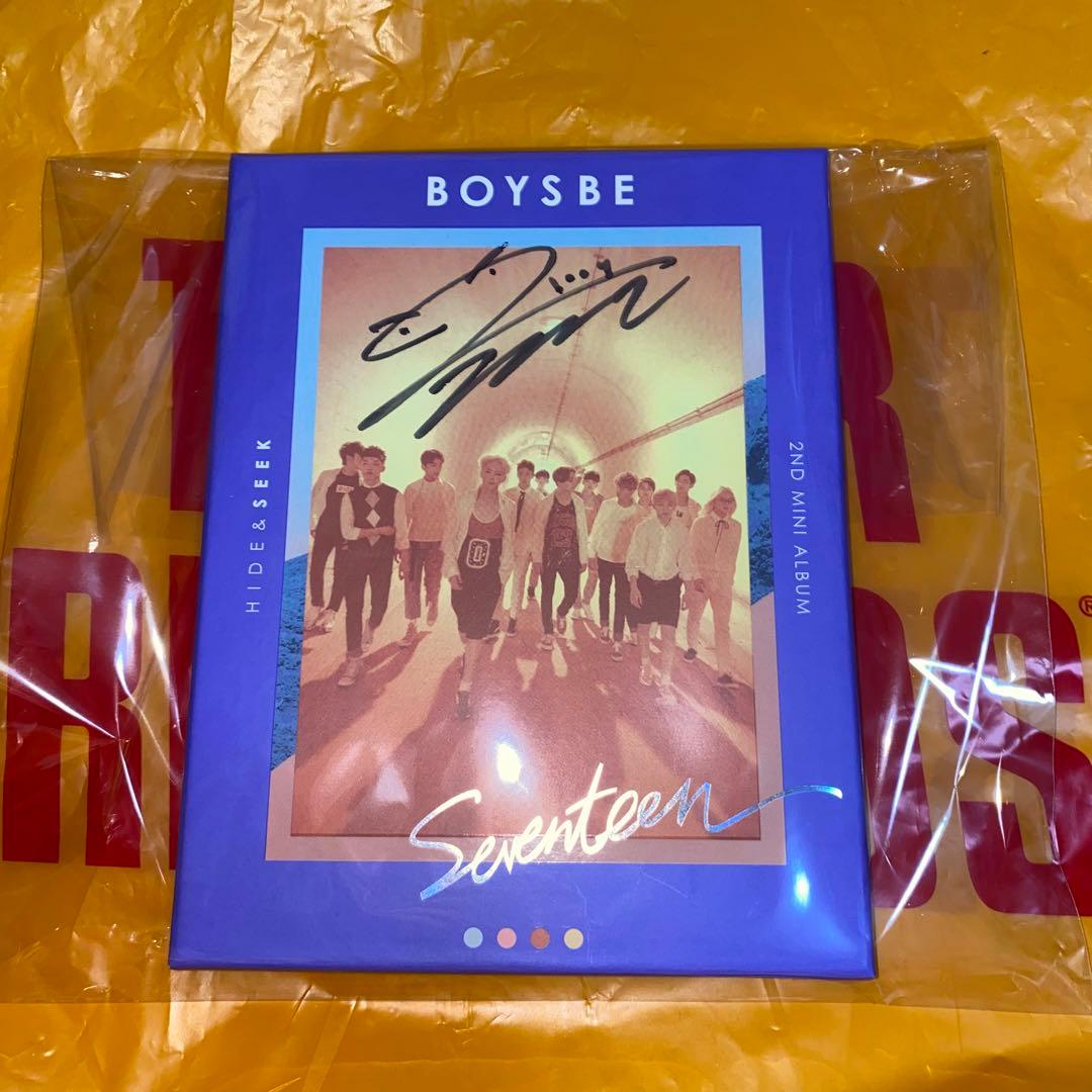 seventeen ジョンハン 直筆サイン CD