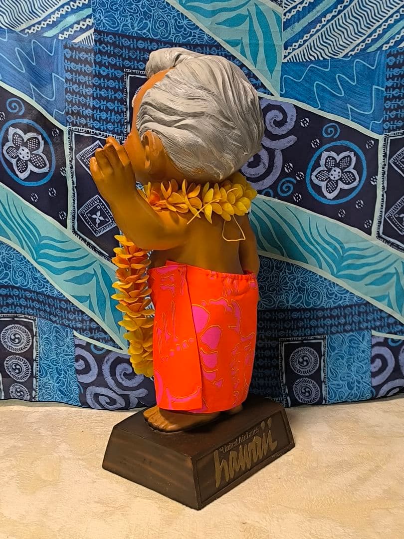 メネフネのフィギュア　1970年代ユナイテッド航空ハワイ線ディスプレイ