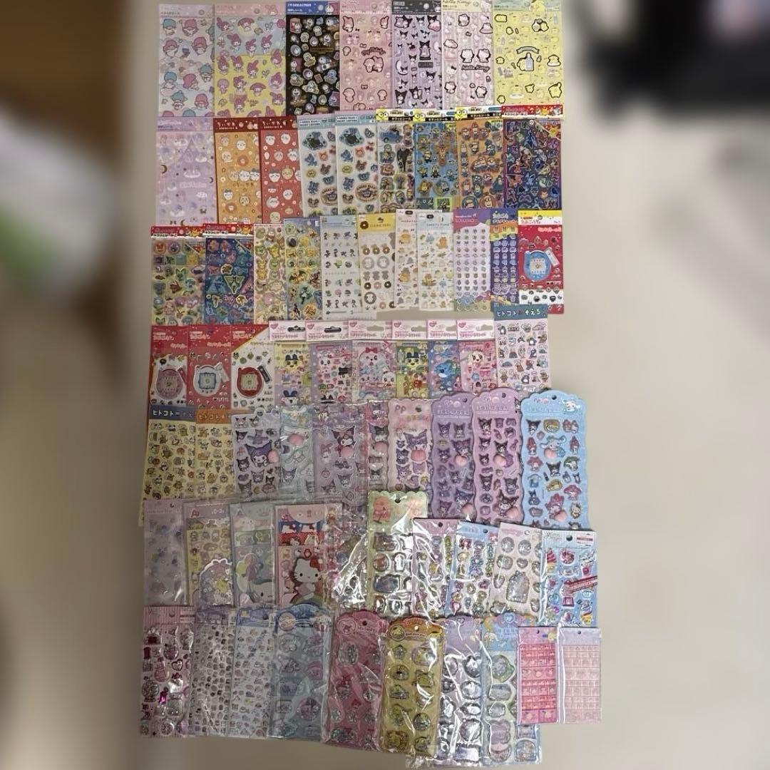 サンリオ　ちいかわなどシールいろいろセット