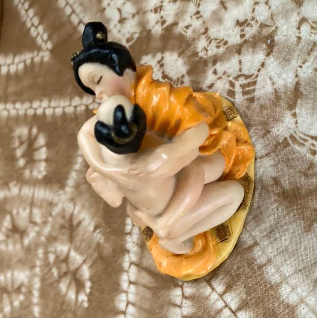 【珍品‼️】　春画陶器人形　置物　骨董品 4体セット