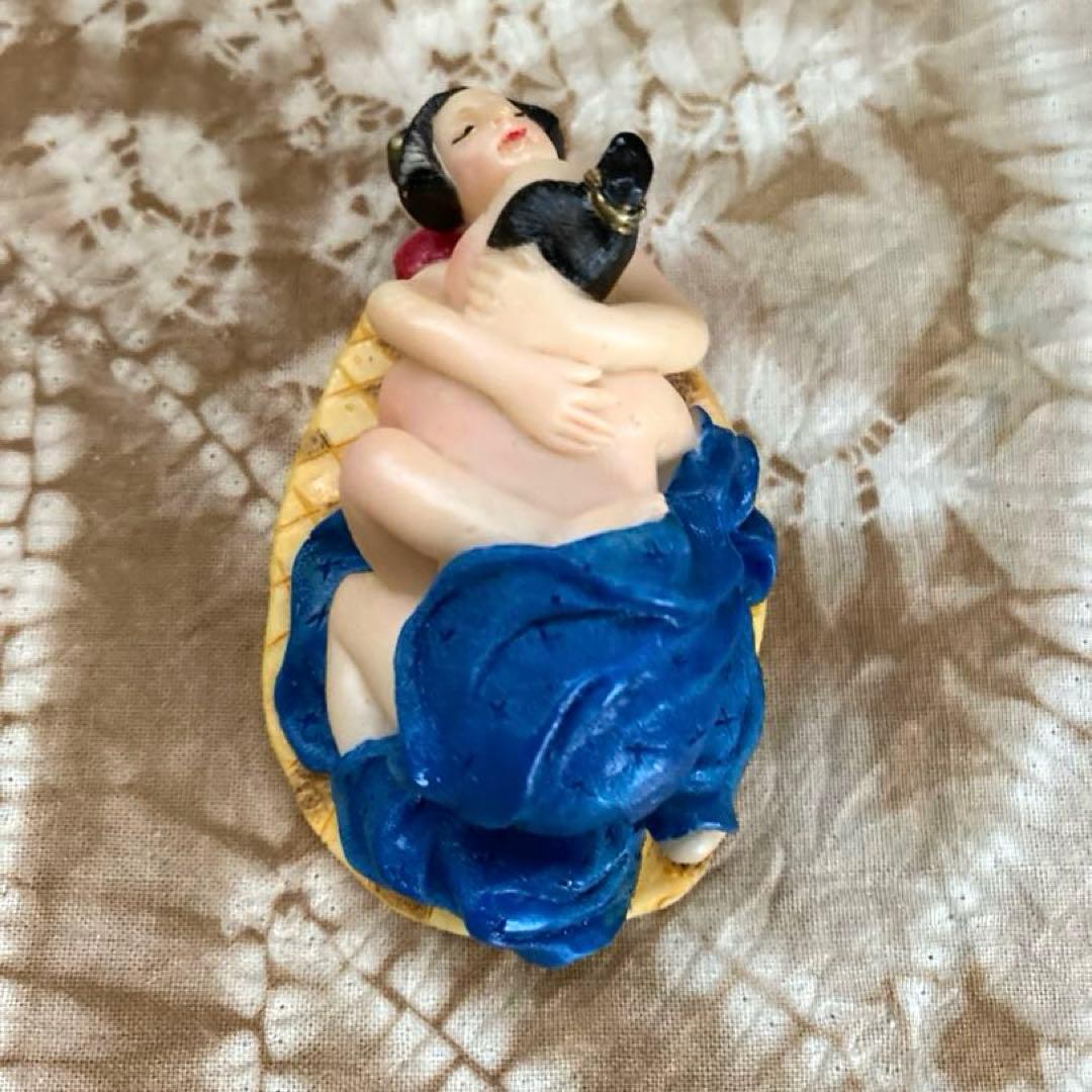 【珍品‼️】　春画陶器人形　置物　骨董品 4体セット
