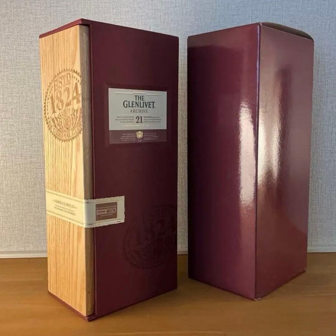 ザ・グレンリベット　アーカイブ　21年　外箱付　未開封