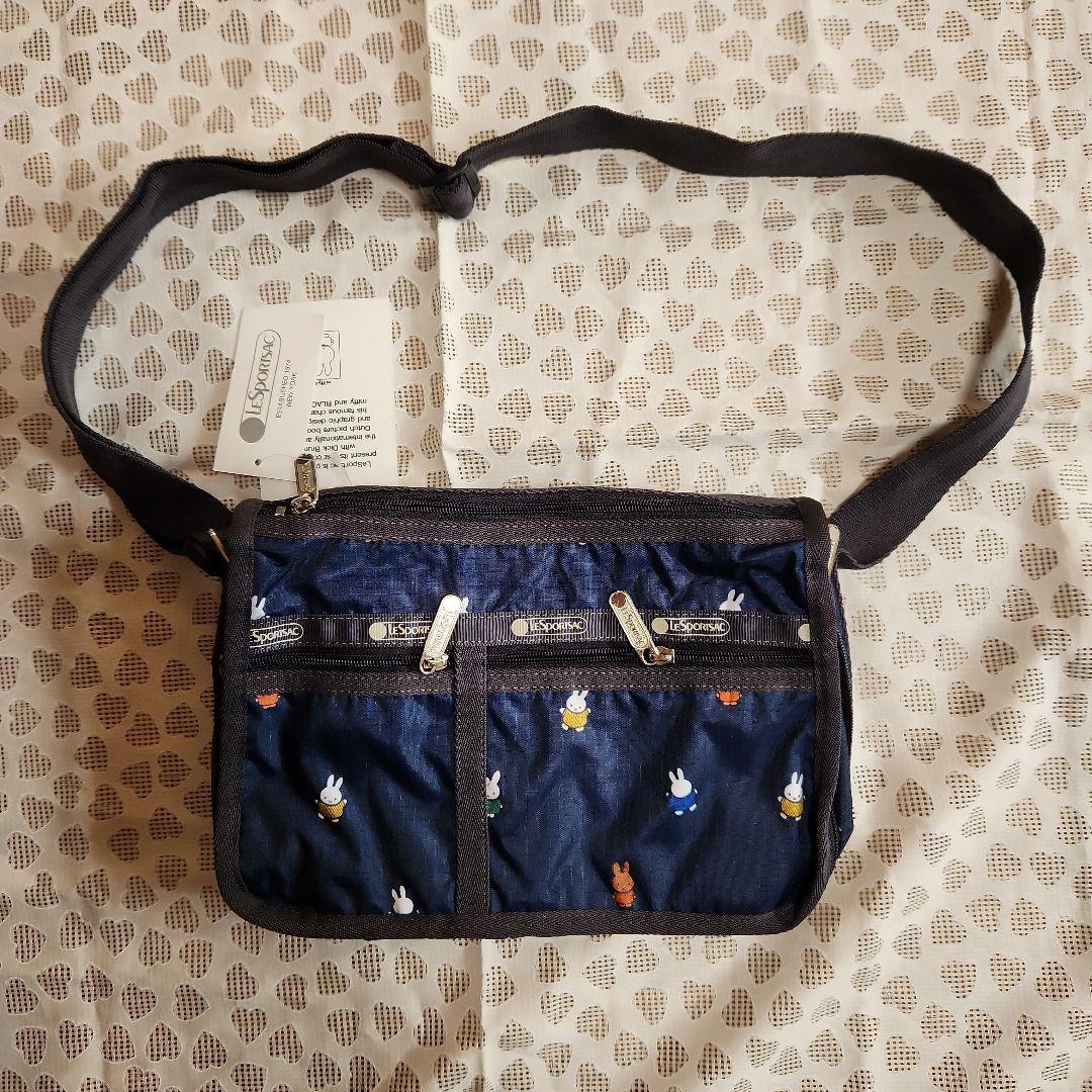 【新品未使用】LeSportsac ネイビー ショルダーバッグ ミッフィーコラボ
