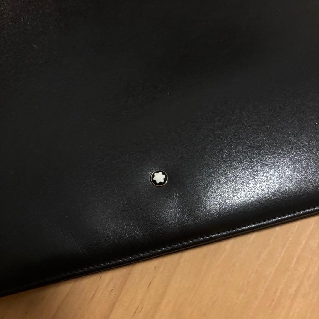 モンブラン黒 スプリングファイル 内ポケット付き
