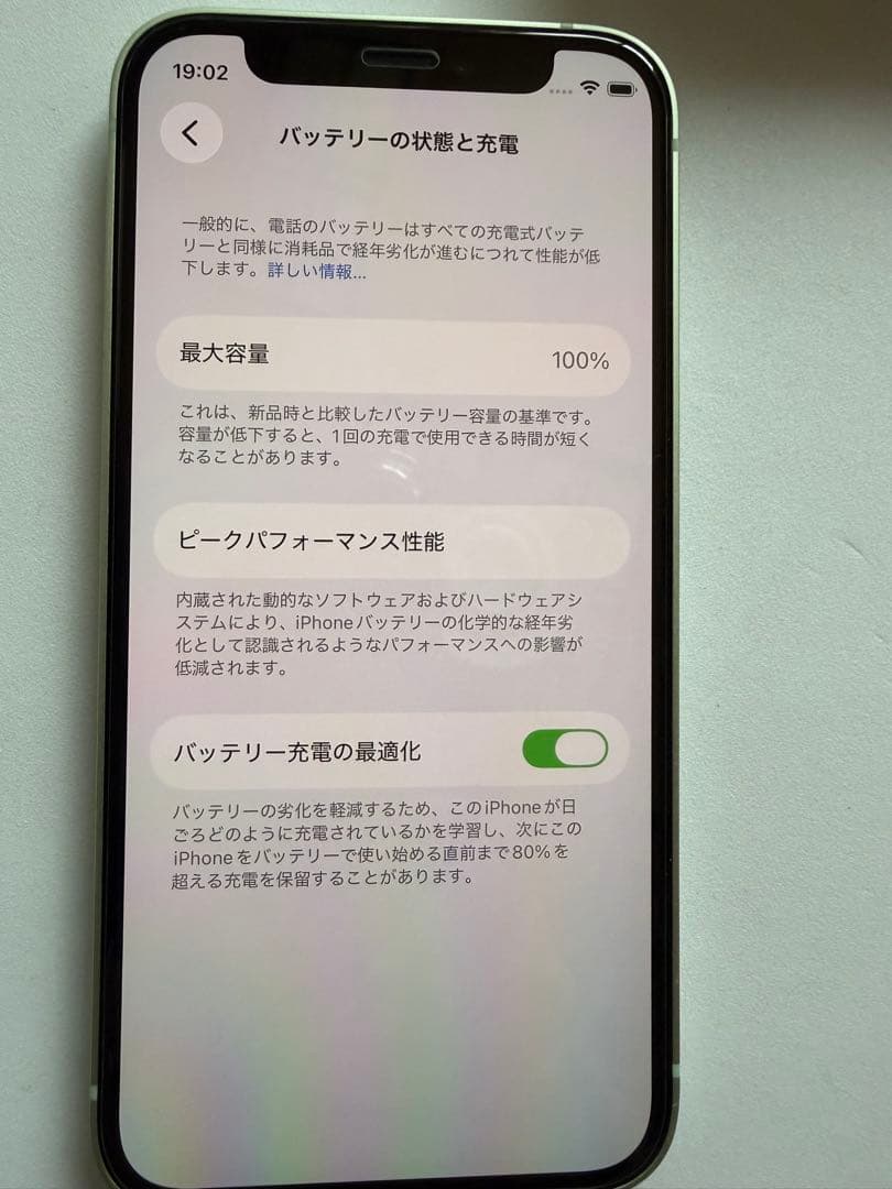 iPhone 12 mini 128GB ミントグリーン　バッテリー100%