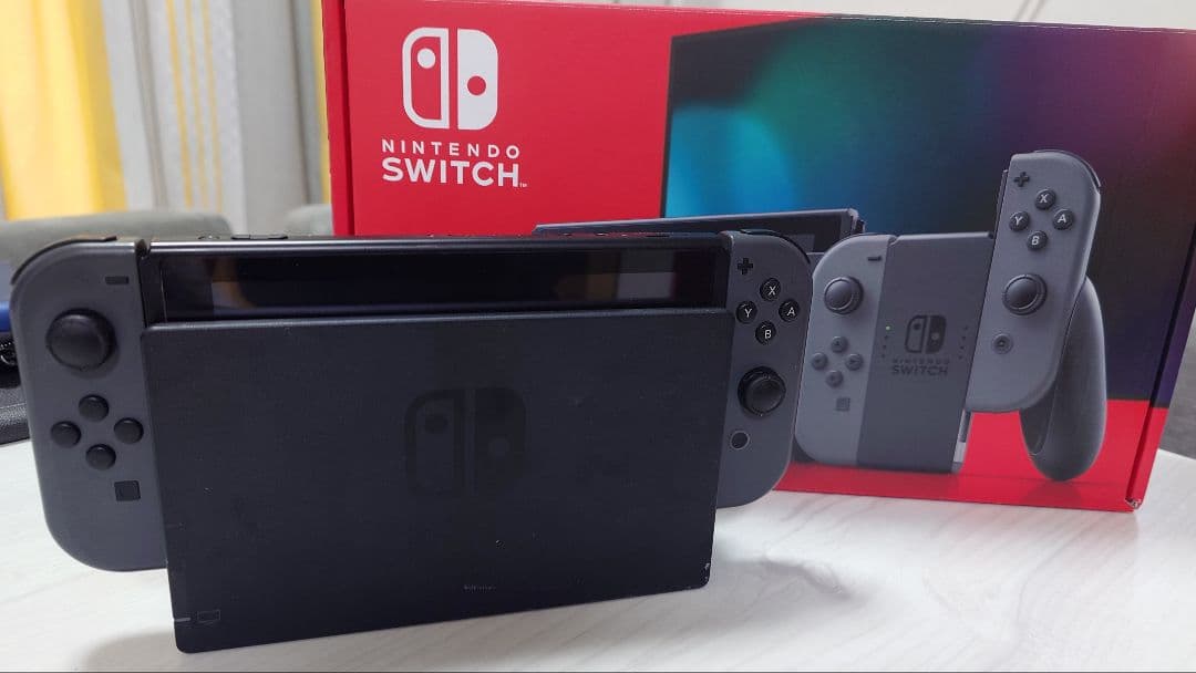 Nintendo Switch グレー 本体 付属品すべて　セット　おまけ付き
