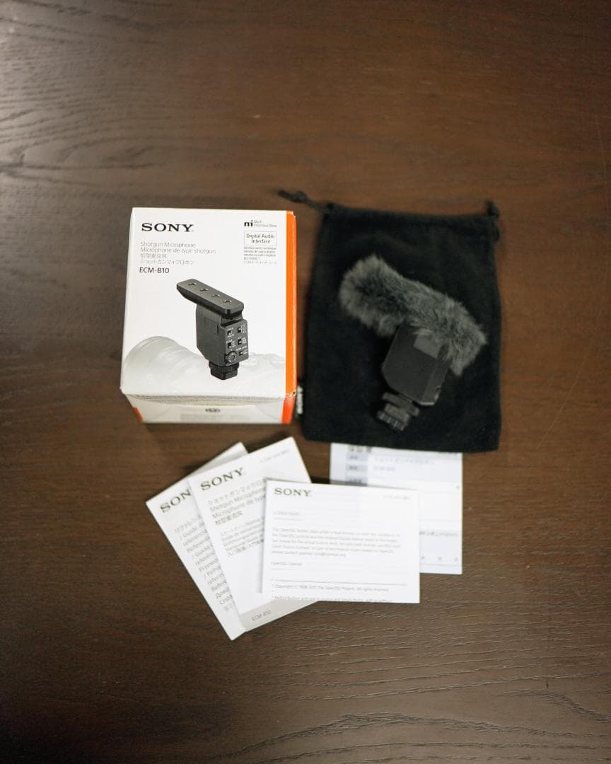 SONY ECM-B10 ショットガンマイク