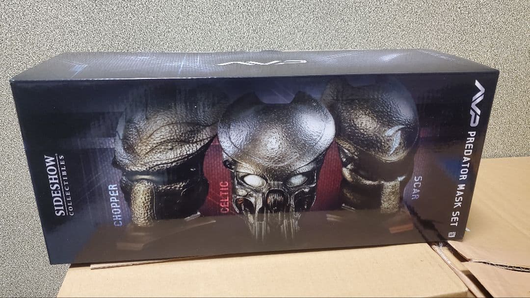 SIDESHOW プレデター マスクセット AVP