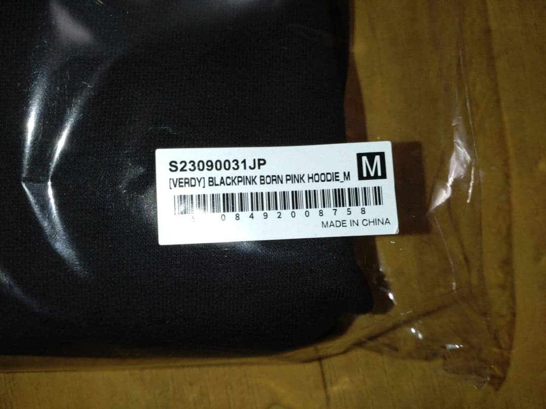 BLACKPINK×VERDY　ブラックピンク　パーカー　M　韓国