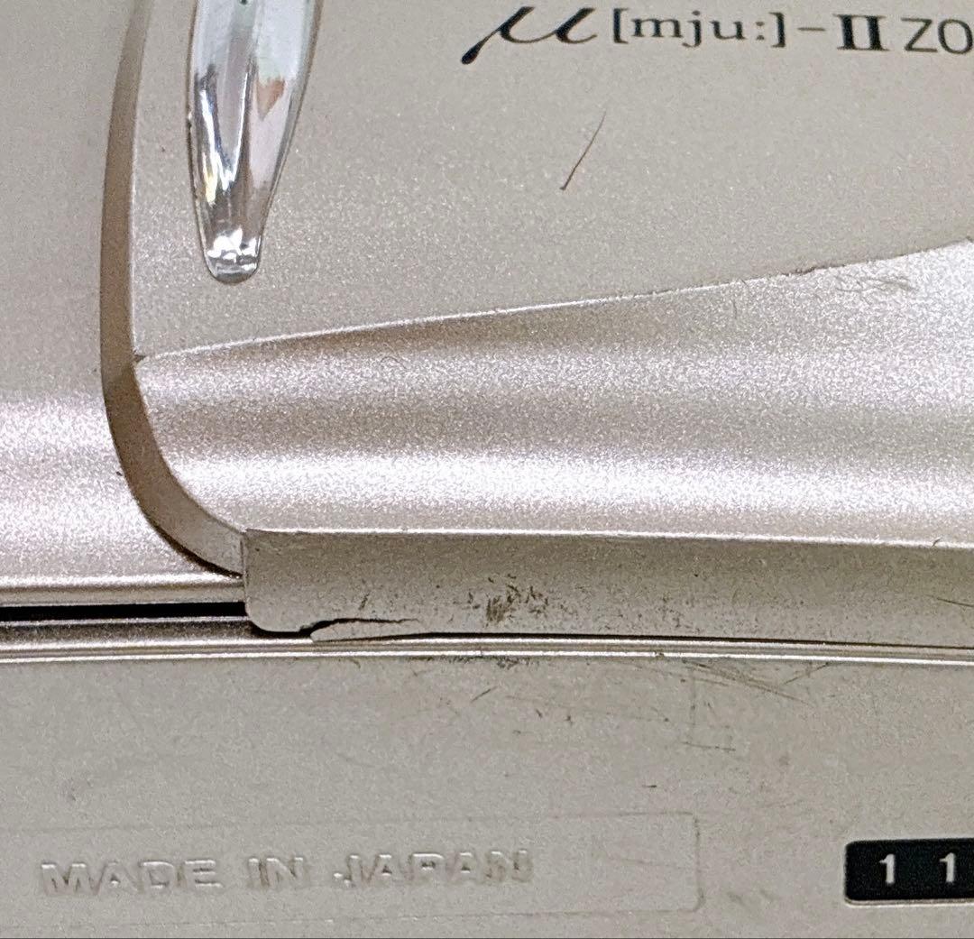 【完動品】OLYMPUS μ【mju:】-Ⅱ ZOOM E-027