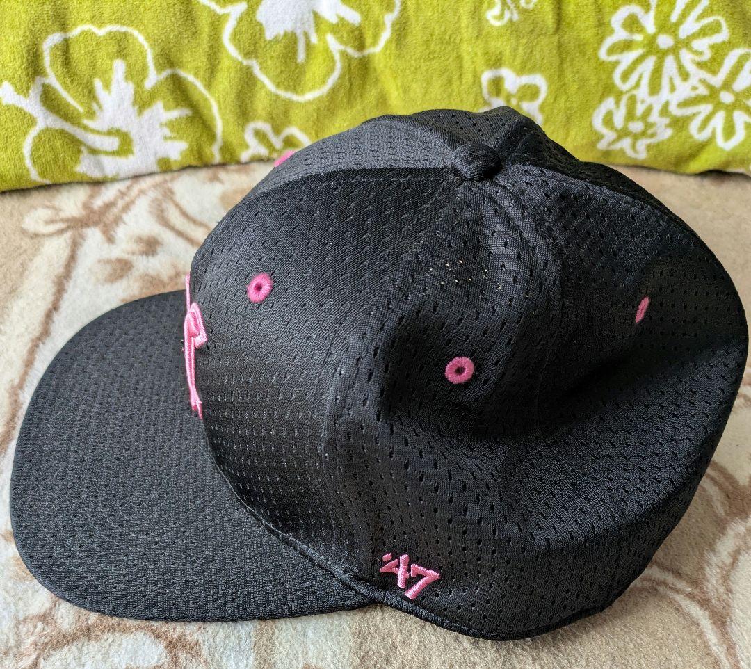 千葉ロッテマリーンズ　激レア　ピンクキャップ　①