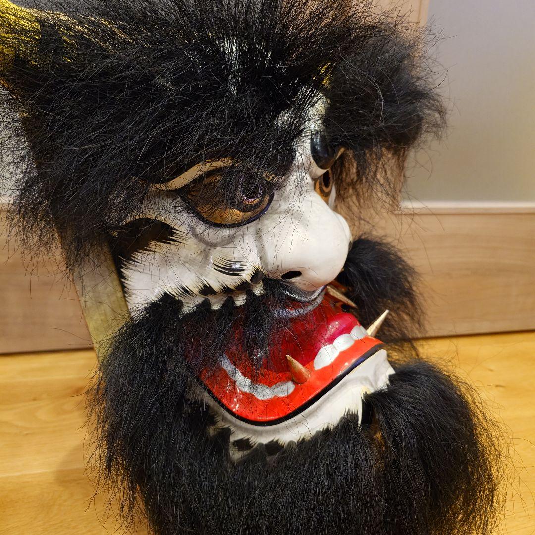 【限定出品】日下義明氏　鬼　疫神　神楽　石見神楽　面