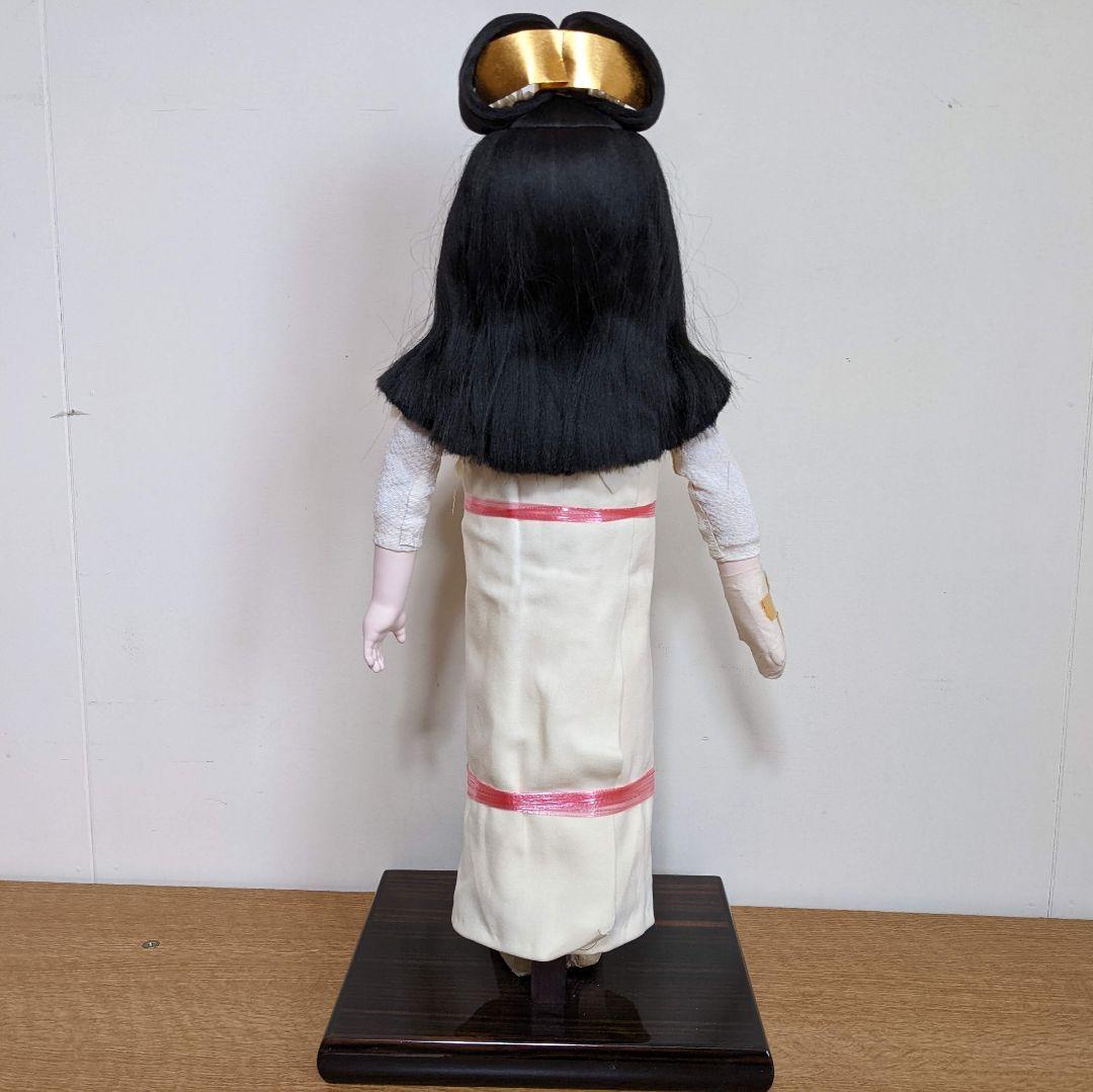 市松人形 豊徳斎 元賀章介作 女の子 裸 ボディのみ 台付き 着せ替え人形