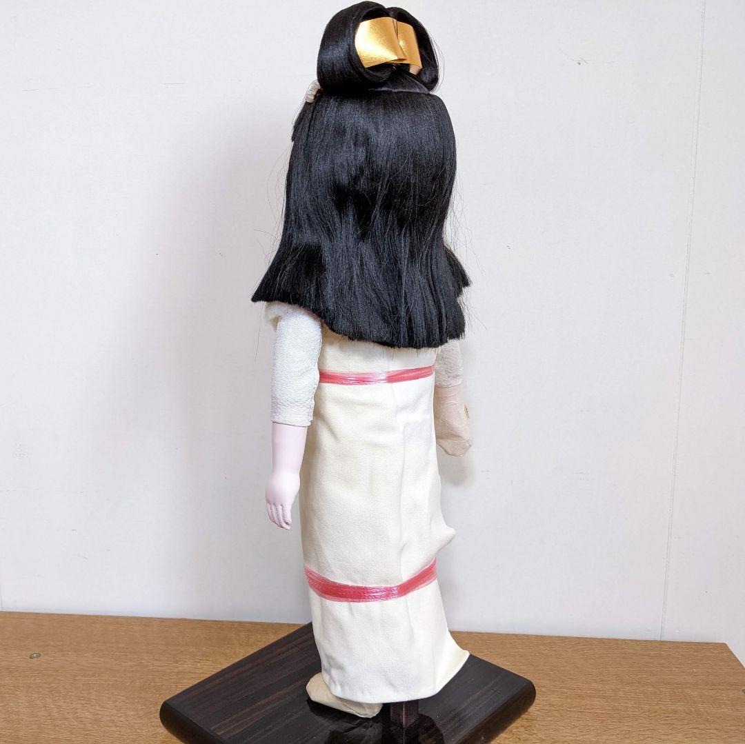 市松人形 豊徳斎 元賀章介作 女の子 裸 ボディのみ 台付き 着せ替え人形