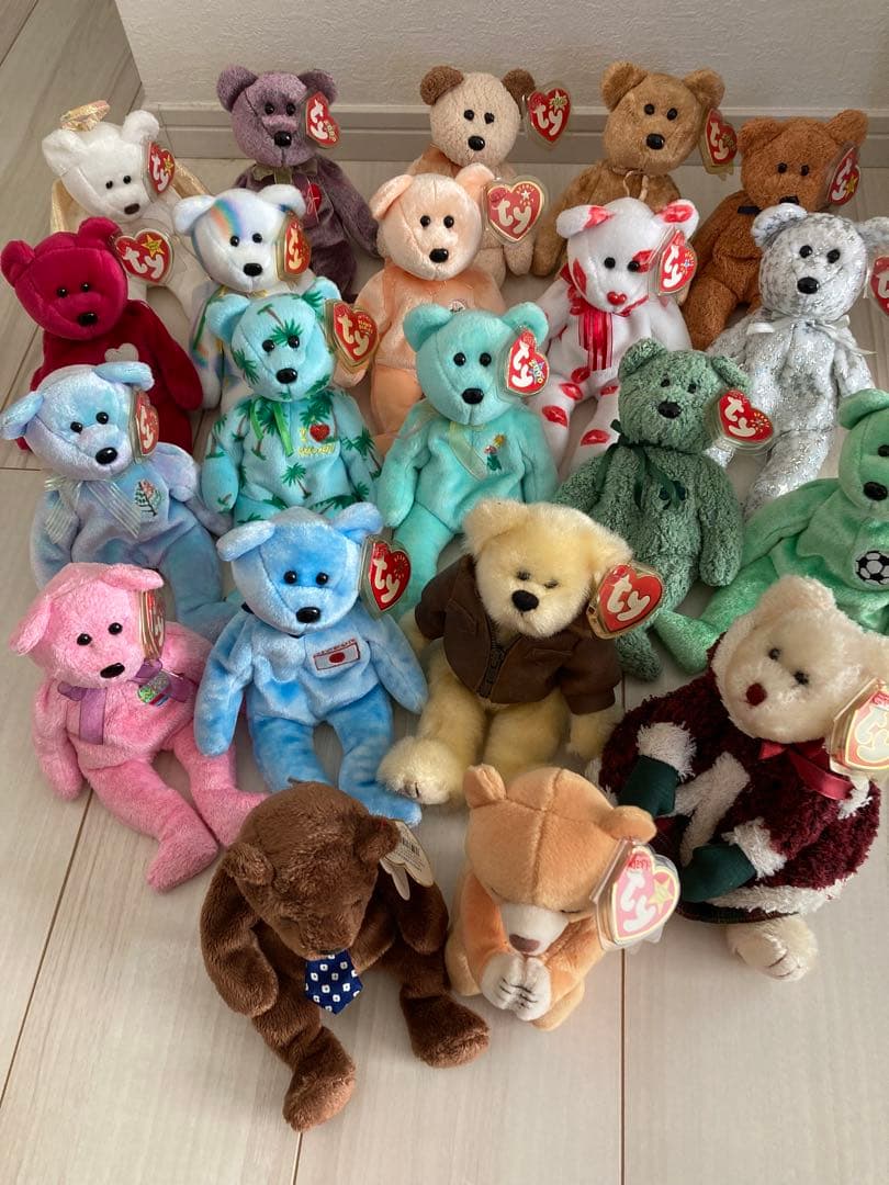 Ty Beanie Babies ビーニーベイビーズ21体