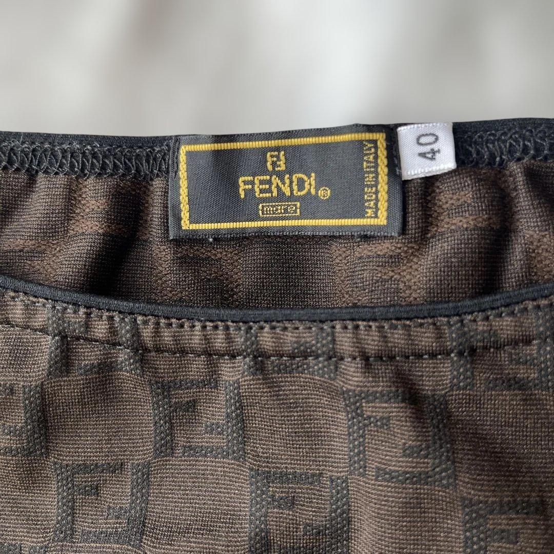 【FENDI】タンクトップ ズッカ柄 ヴィンテージ 美品