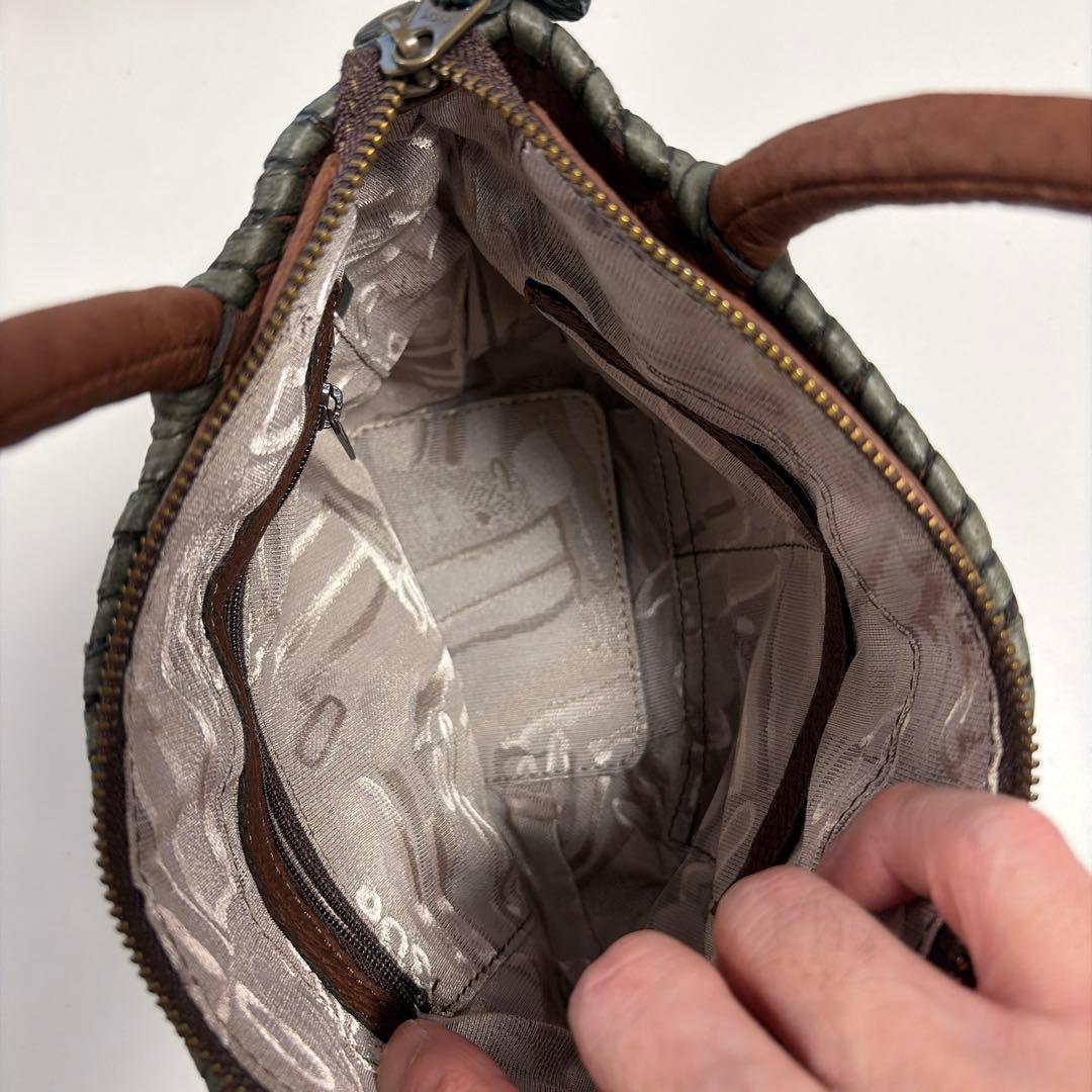 IBIZA　希少ペッカリー レザーハンドバッグ　美品！