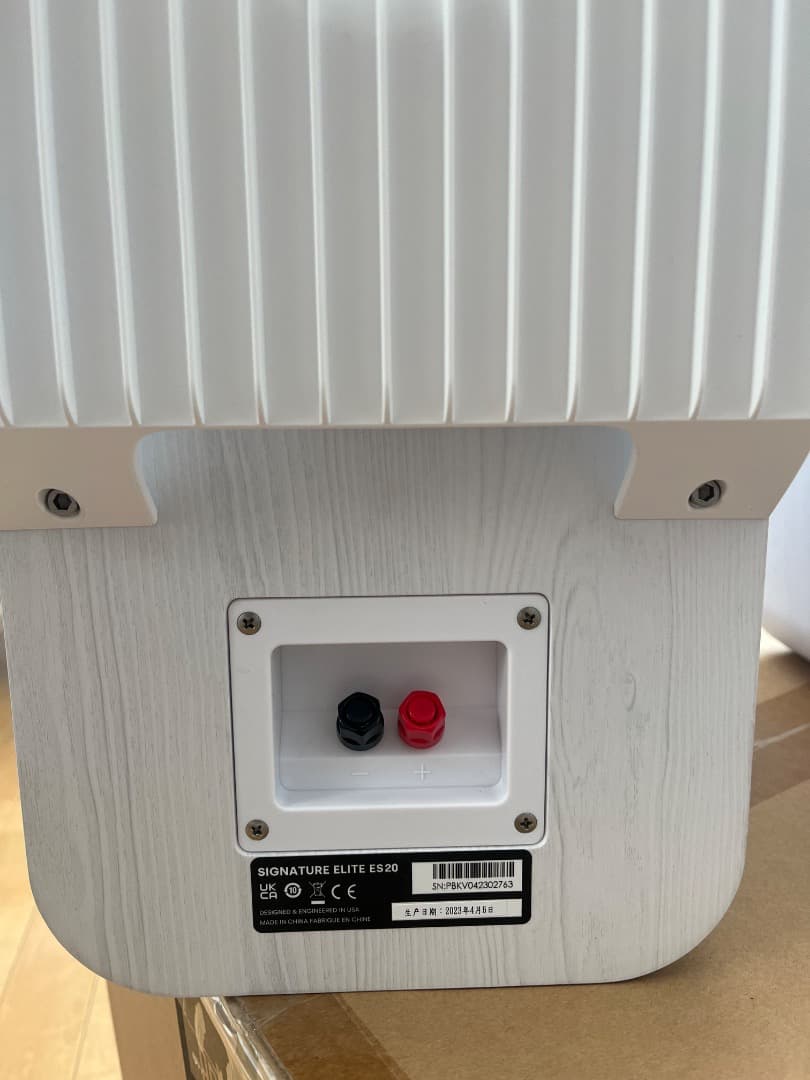 ［美品］Polk ES20 スピーカー　ホワイト