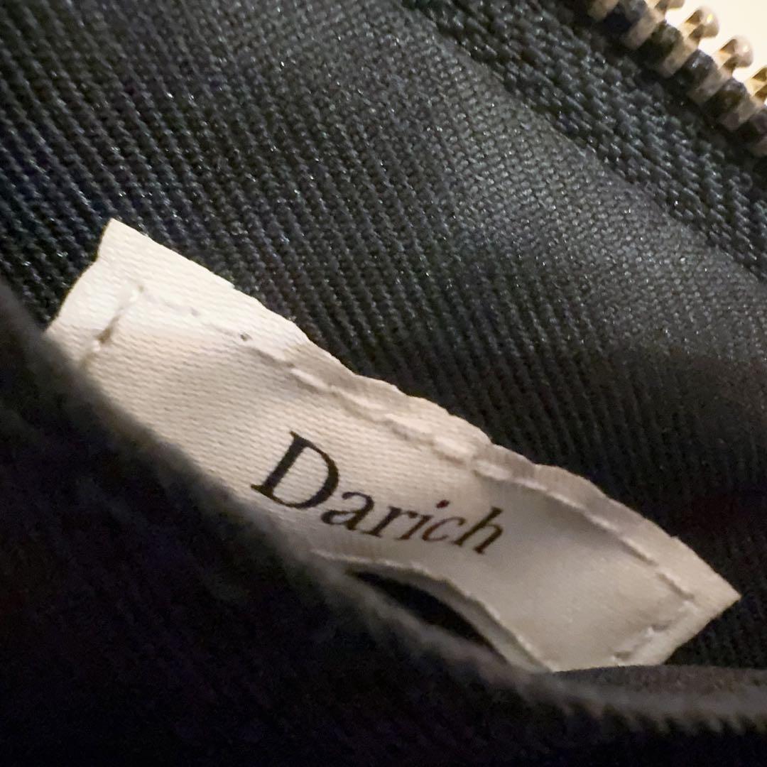【非売品 】Darich キルティングビジュースクエアミニバッグBLKブラック黒