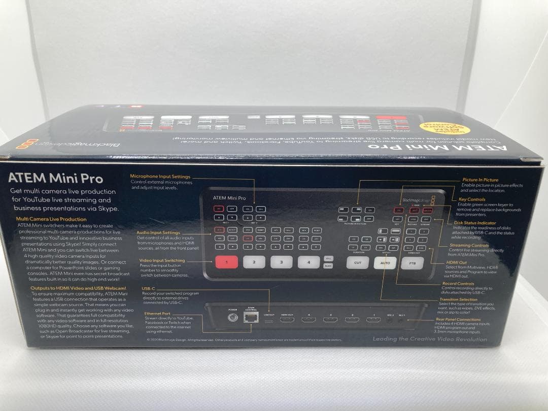 Blackmagic Design ATEM Mini Pro 映像スイッチャー