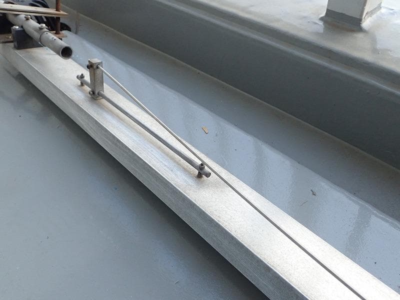 アルミ製ベランダHFアンテナ（アパマンハム用）ジャンクで出品稀少品です