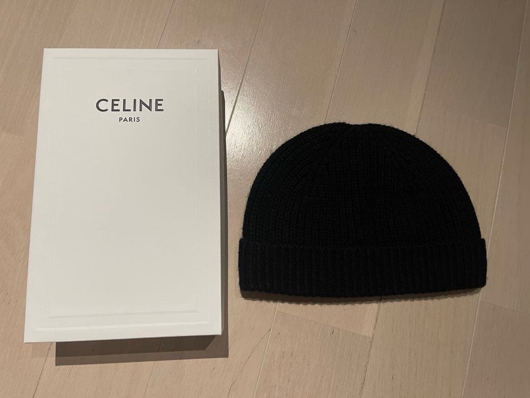 トリオンフ ニット帽 / シームレスカシミア ブラック