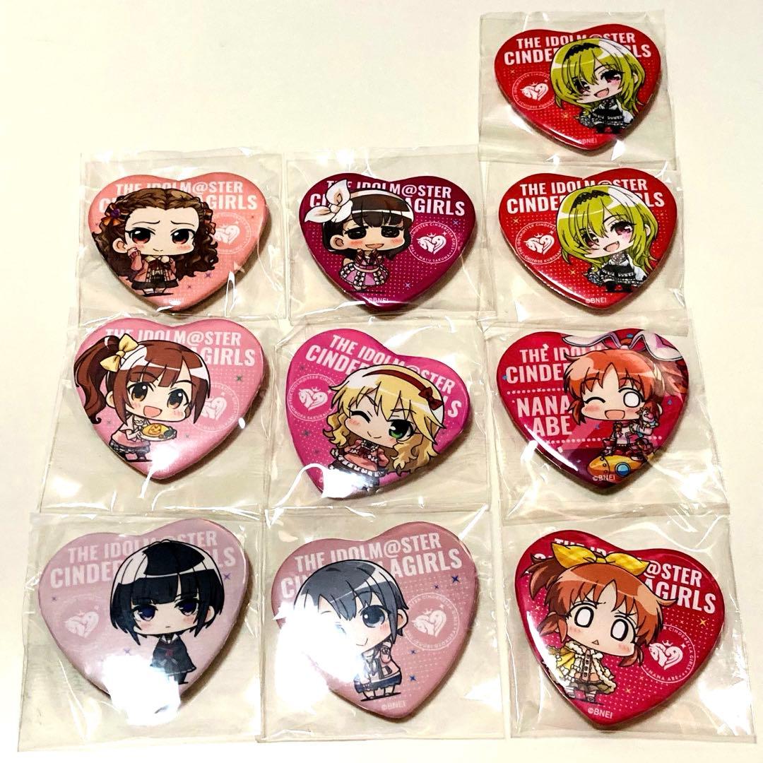未開封✳️アイマス『アイドルマスター ミニッチュ ハート缶バッジ 29個』デレマス