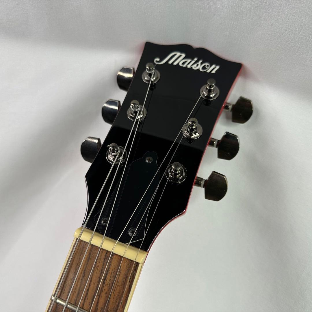 【美品】　Maison レスポール エレキギター レッド　メイソン　赤