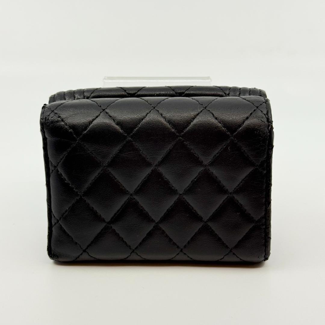 CHANEL シャネル ボーイシャネル 三つ折り財布　スモールウォレット