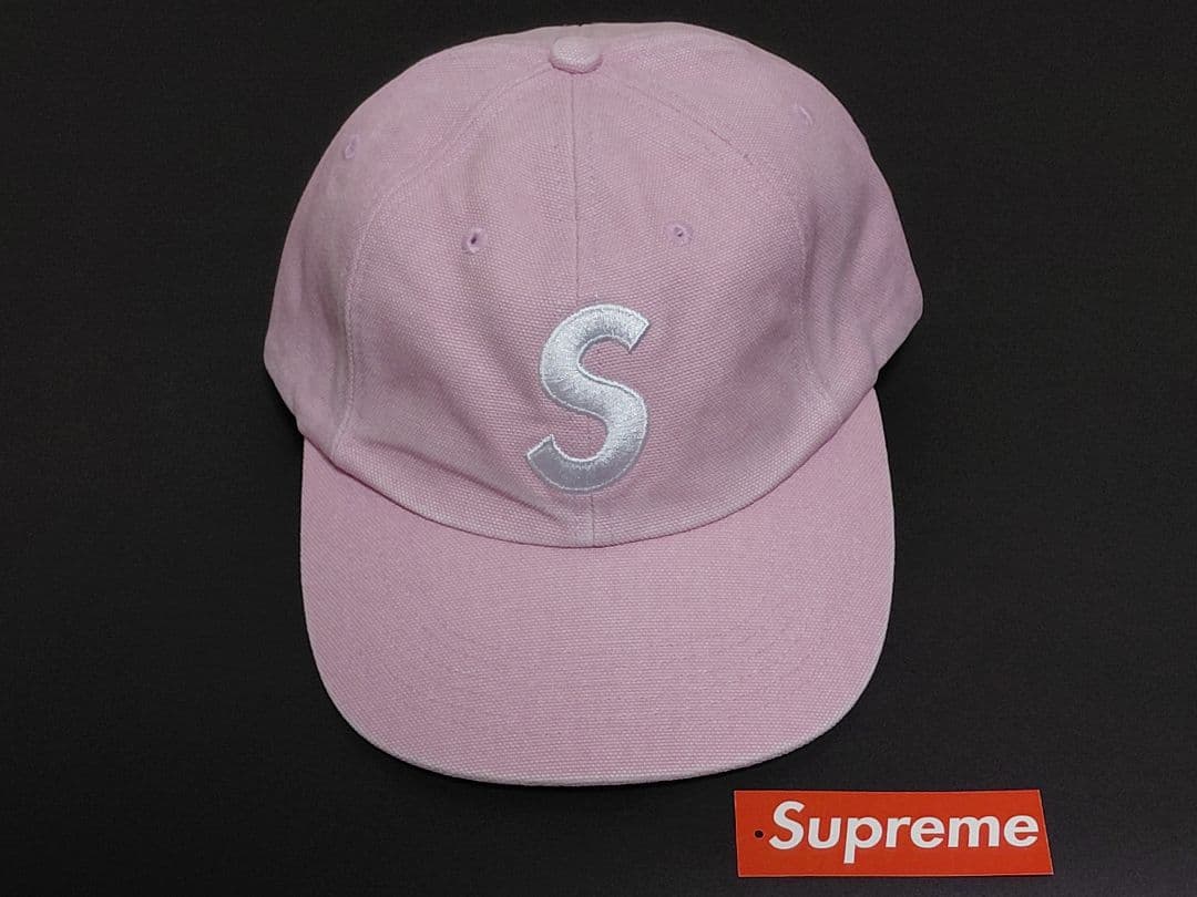 新品　Supreme　Pigment　Coated　S Logo　6-Panel