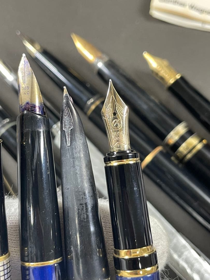 モンブラン パーカー プラチナム万年筆 ボールペンまとめ売り925刻印15本以上