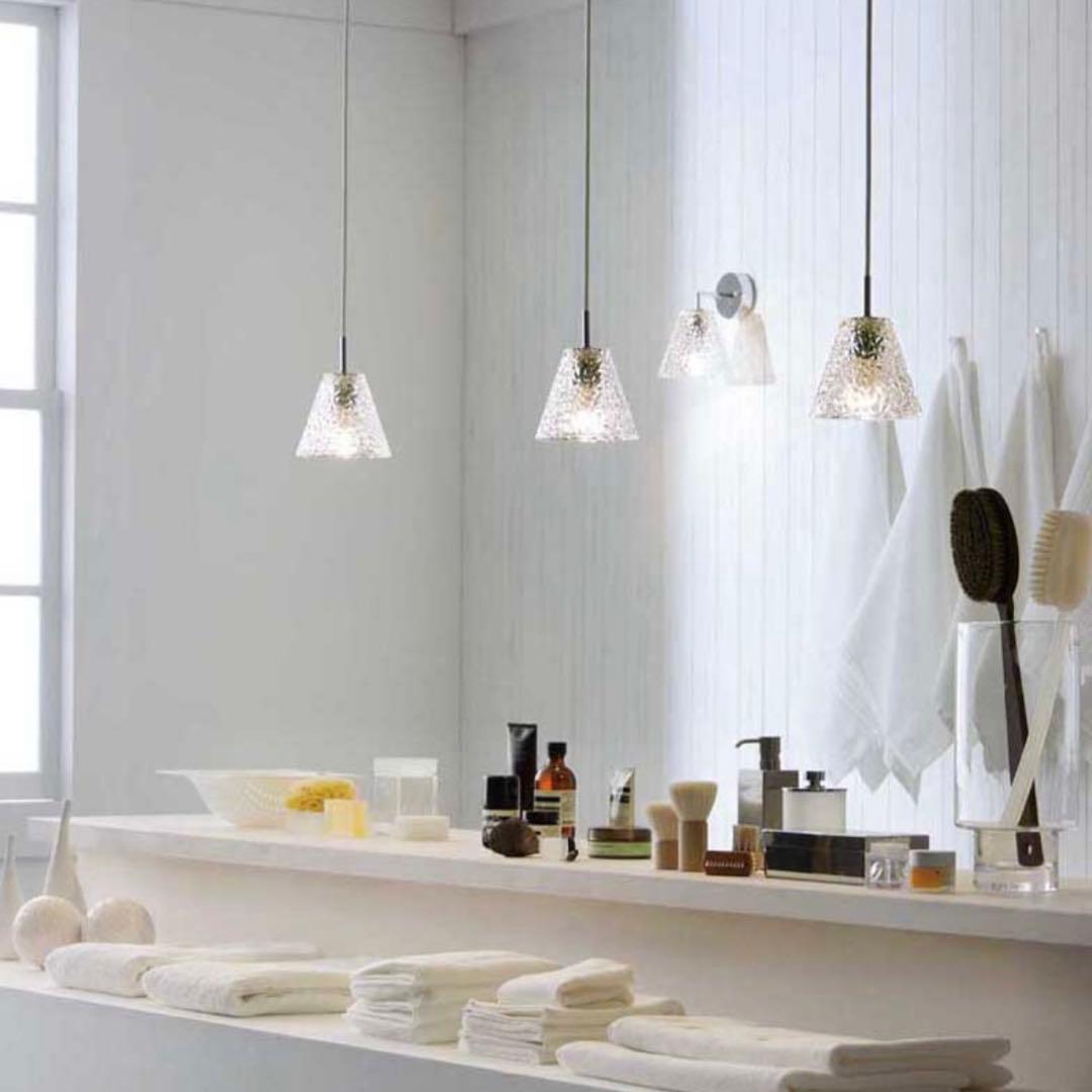 ODELICクリスタルカット ペンダントライト 2個セット