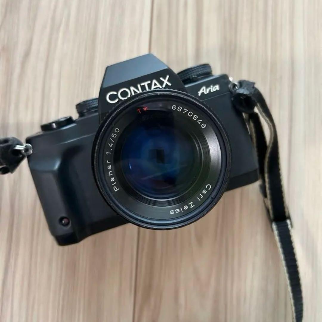 フィルムカメラ CONTAX Aria +PlanarT*50mmF1.4 Carl Zeiss