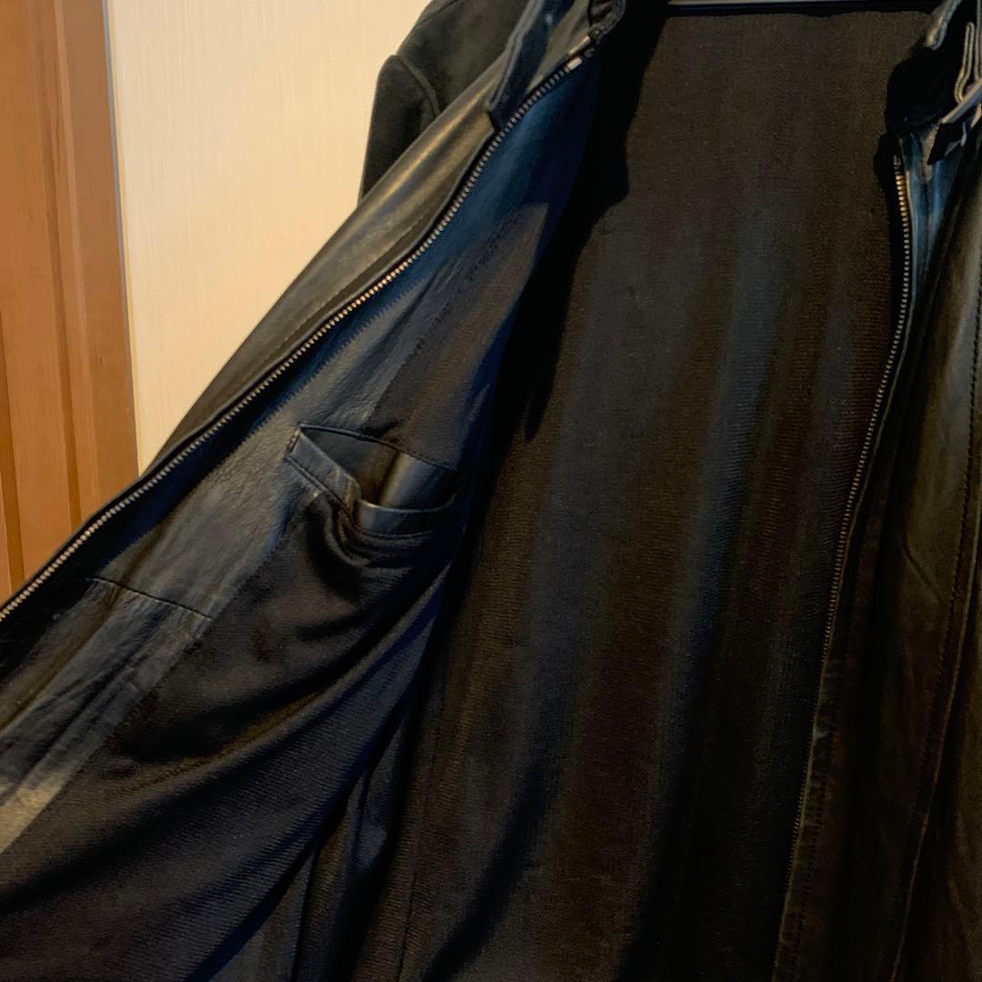 【5351 Pour Les Hommes】レザー切り替えジャケット　サイズＬ