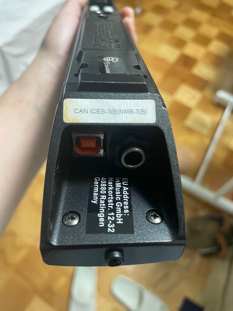 AKAI EWI 5000電子管楽器 黒