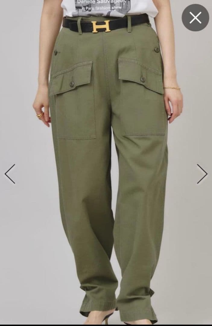 カレンソロジー&RC ミリタリーユーティリティカーゴパンツ　38