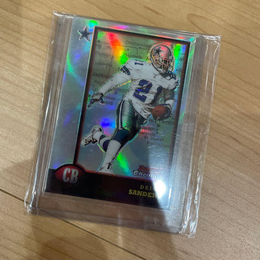 激レア ディオン サンダース NFLカード 90年代 リフラクター